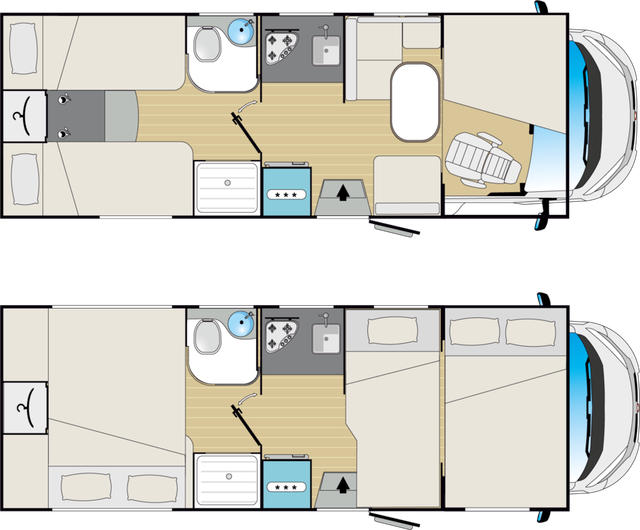 Camper Hugo - Innenansicht